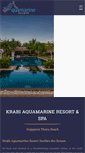 Mobile Screenshot of krabiaquamarineresort.com